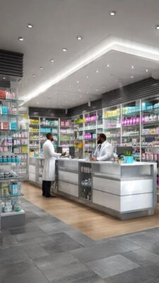 Licensed pharmacist at Secure Meds consulting patient about anxiety medication in USA